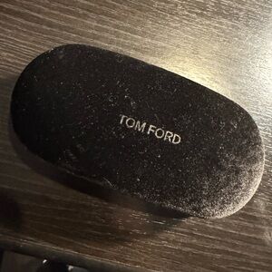 Tom Ford Elegant Black Glasses Case